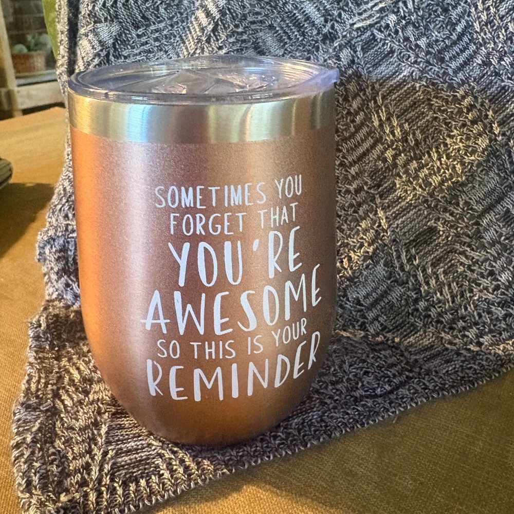 Inspirational Copper Tumbler